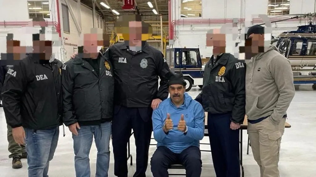 El primer video e imágenes inéditas de Nicolás Maduro detenido en Nueva York