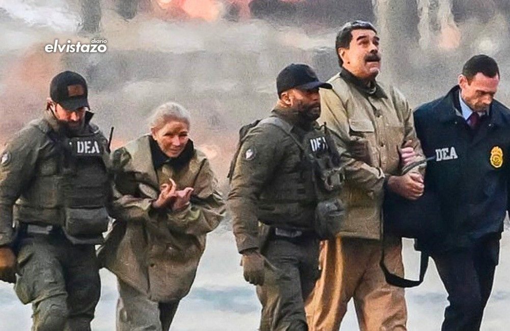 En Fotos: Traslado de Maduro y su esposa hasta tribunal de New York incluyó helicóptero y vehículo blindado