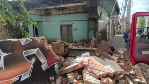 En Pasto se derrumbó casa de adulta mayor
