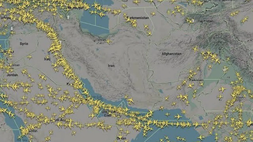 En medio de la tensión por manifestaciones, Irán cerró su espacio aéreo