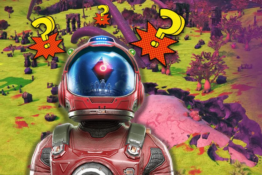 Este jugador de No Man's Sky encontró un monstruo colosal enterrado en un planeta y ahora es uno de los errores más épicos del juego