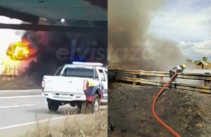 Fuga de diluyente ocasionó incendio en tubería petrolera de Anzoátegui