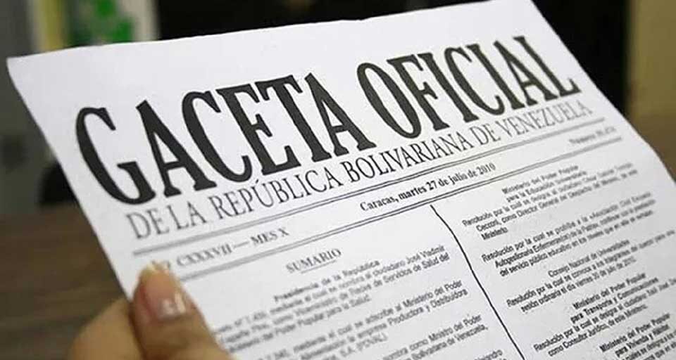 Gaceta Oficial Extraordinaria N° 6.954 declara Estado de Conmoción Exterior en Venezuela