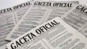 Gaceta Oficial N° 43.284: Sumario