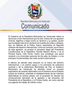 Gobierno confirma visita de diplomáticos estadounidenses a Caracas