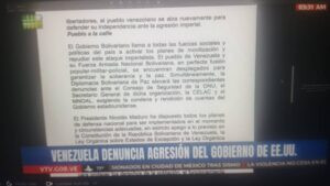 Gobierno de Maduro rechaza ataques aéreos y llama a sus seguidores a salir a la calle