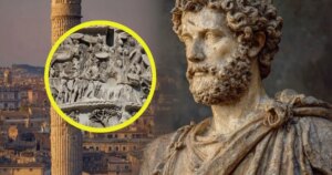Gracias a la tecnología láser, la columna de Marco Aurelio en Roma vuelve a su antiguo esplendor