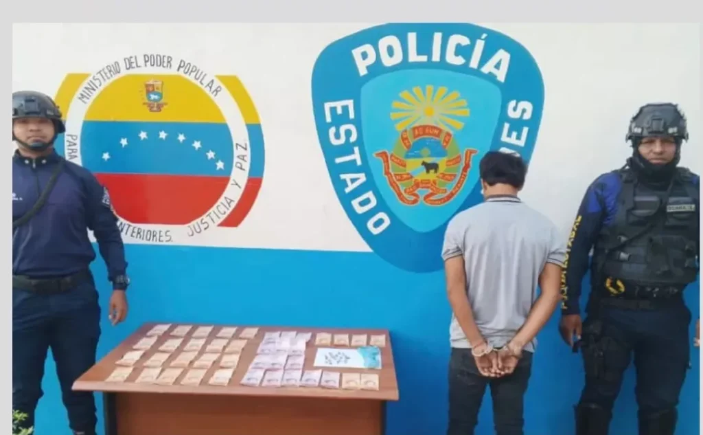 Hombre fue detenido por venta de droga en Cojedes