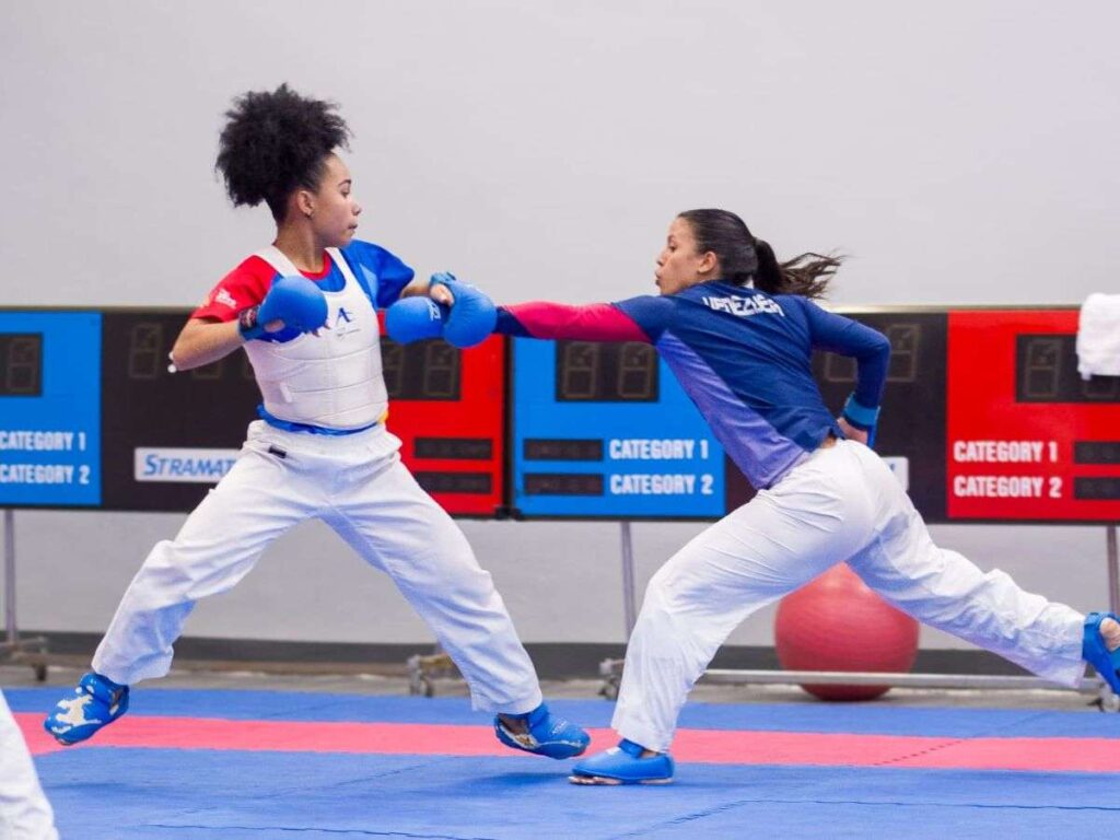 Karate do listo para el subir al tatami