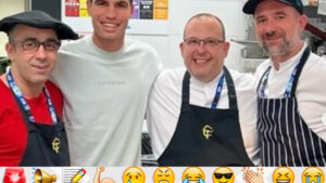 La pechuga de pollo de Alcaraz y la partida de golf con Federer