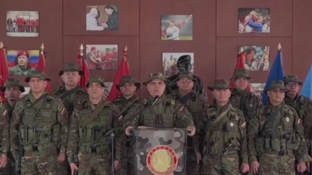 Las Fuerzas Armadas de Venezuela exigieron la liberación de Nicolás Maduro, preso en EEUU