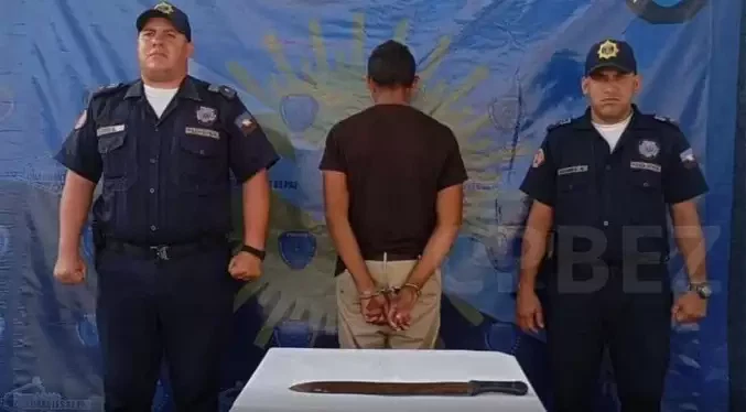 Lo detienen por atacar a un hombre con un machete en Baralt