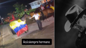 Los caballos de Yeison Jiménez escoltan sus cenizas hacía una de sus fincas en Fusagasugá; Manzanares será su ‘Destino Final’