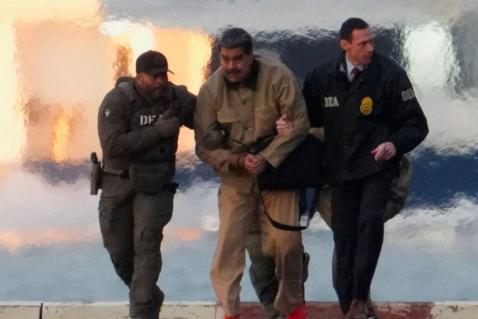 Maduro y Cilia Flores fueron trasladados desde el centro de detención al tribunal
