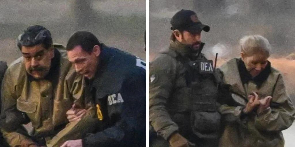 Maduro y su esposa resultaron heridos al intentar esconderse detrás de una puerta de acero antes de ser capturados