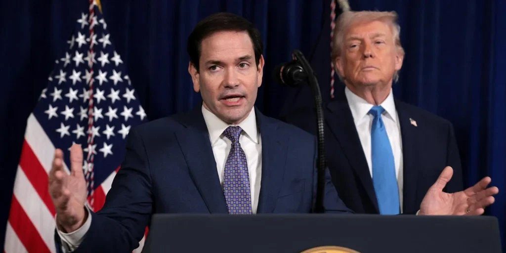 Marco Rubio aprecia a Machado, pero señala que «está fuera de Venezuela» y hay que actuar «a corto plazo»