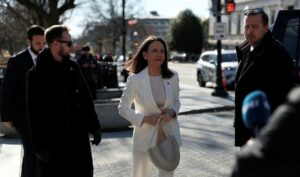 María Corina Machado al salir de la Casa Blanca: Sepan que contamos con el presidente Trump para la liberación de Venezuela