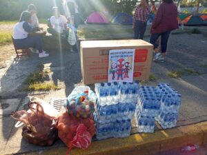 "No están solos": Teniente Araña inició campaña de ayuda a familias de presos políticos en vigilia