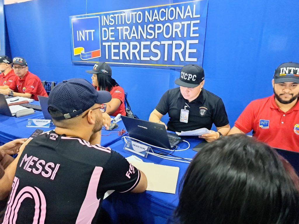 Nueve entidades del país tendrán operativos del Intt esta semana