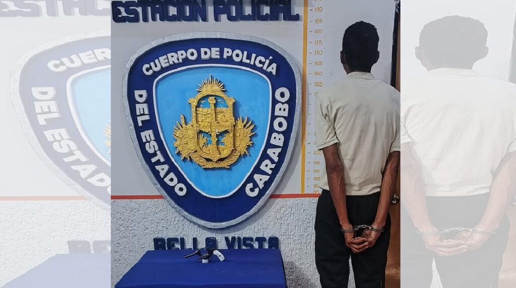 PoliCarabobo detiene a ciudadano por porte ilícito de arma de fuego en Bella Vista I