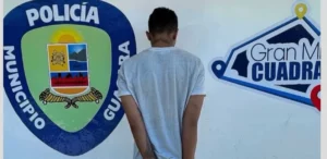 Poliguacara detuvo a sujeto por hurto en empresa de lubricantes