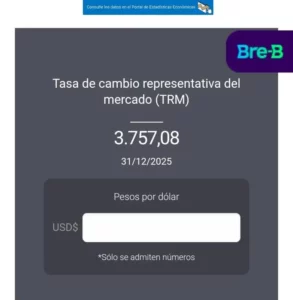 Por segunda vez en 2025, el dólar en La Parada por encima de la TRM