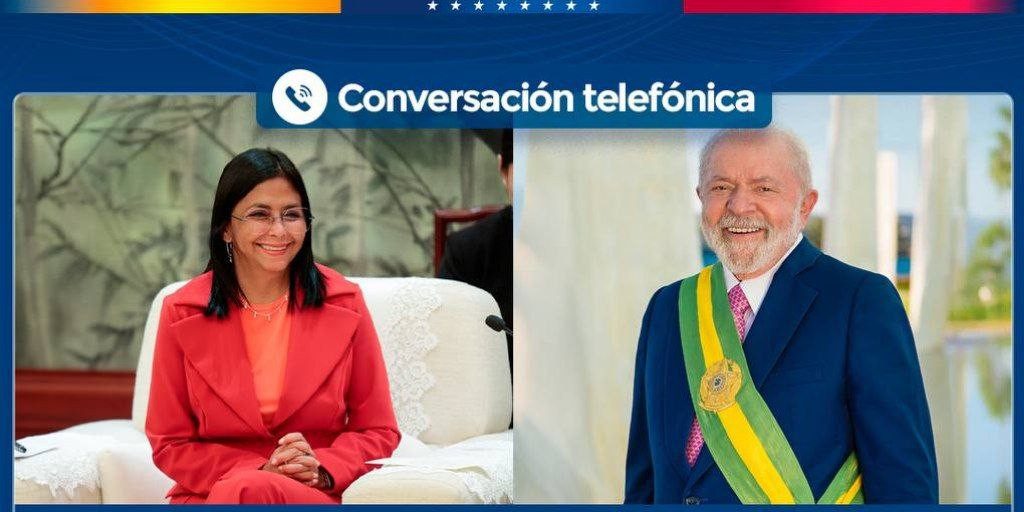 Presidenta Rodríguez impulsa diplomacia de paz con Brasil, Colombia y España