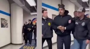 Primeras imágenes de Maduro y Cilia Flores llegando a sede de la DEA en Nueva York