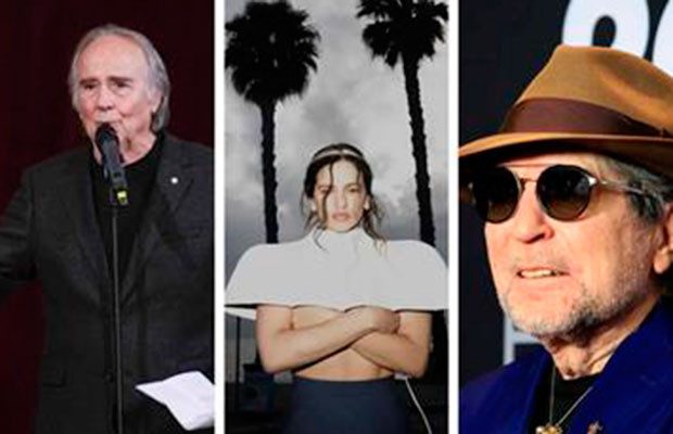 Rosalía, Serrat y Sabina donan objetos artísticos a una campaña solidaria española