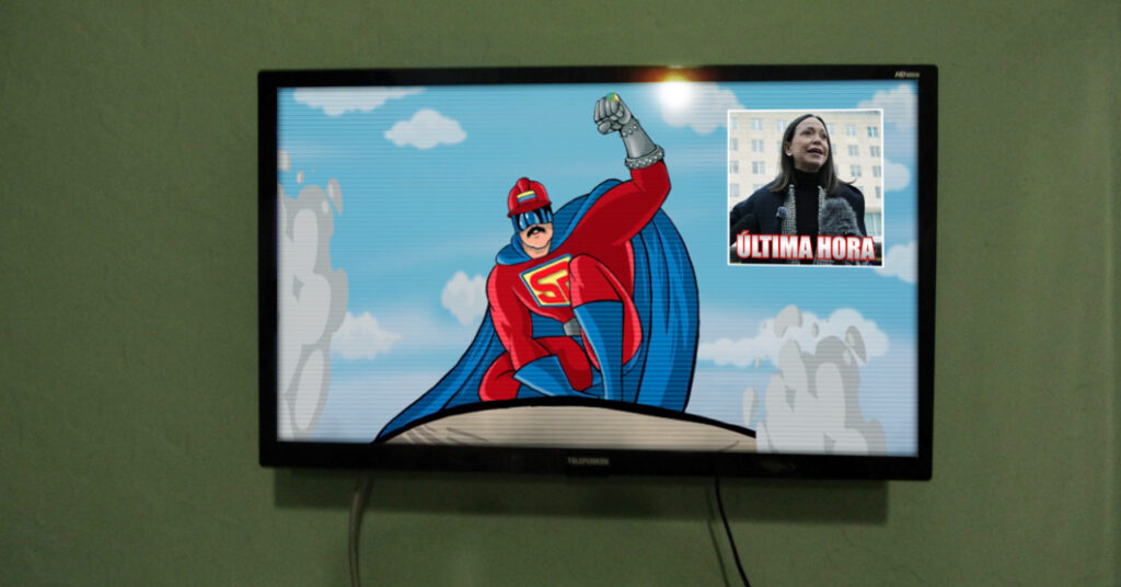 Sancionan a Venevisión por interrumpir maratón de Super Bigote con foto de María Corina