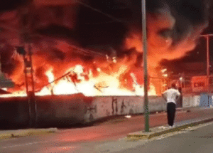 Se incendió empresa recuperadora de plástico en La Morita