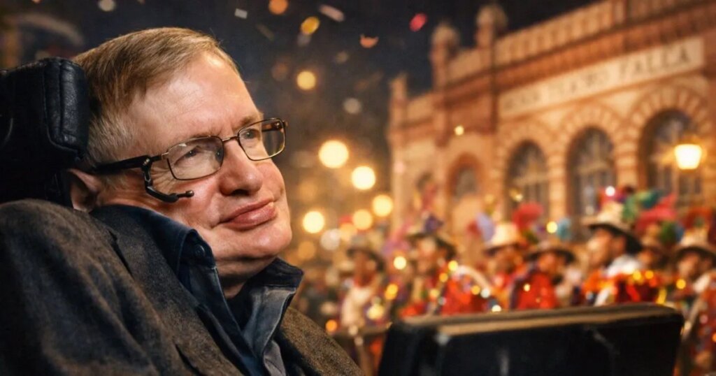 "Si el universo puede reírse de sí mismo, yo también"
