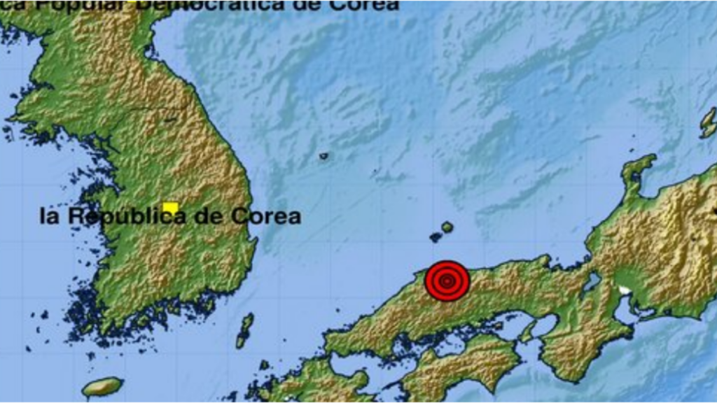 Temblor hoy en Japón | Reportan sismo de magnitud 5,8 en la costa occidental: epicentro, profundidad y detalles