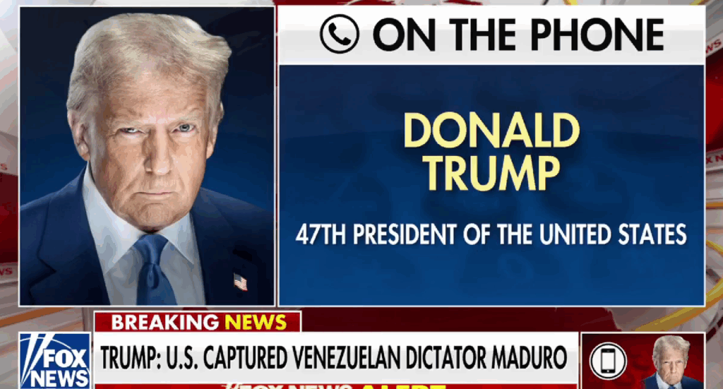 Trump: Maduro fue capturado en una residencia blindada y trasladado a un barco militar para ser llevado a NY