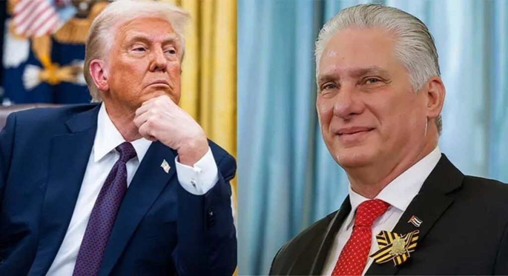Trump advierte a Cuba de que no recibirá más petróleo ni dinero de Venezuela