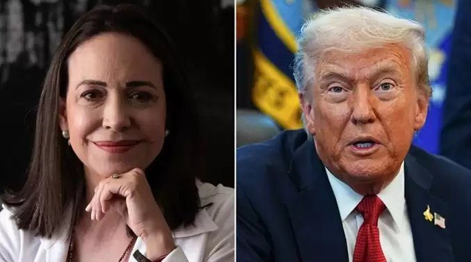 Trump afirma que seguirá en contacto con María Corina Machado