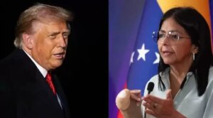 Trump anuncia que tuvo una «conversación» con Delcy Rodríguez