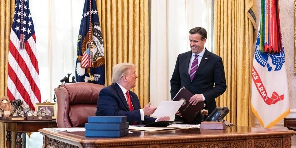 Trump envió al jefe de la CIA a hablar con la presidenta de Venezuela el mismo día que recibía a la opositora María Corina Machado