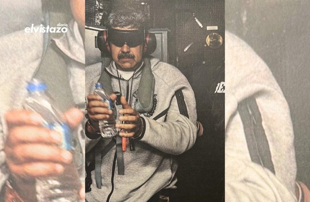 Trump publica la primera foto oficial de Maduro detenido