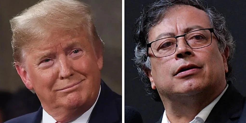 Trump y Petro mantienen una llamada telefónica para discutir 'desacuerdos'