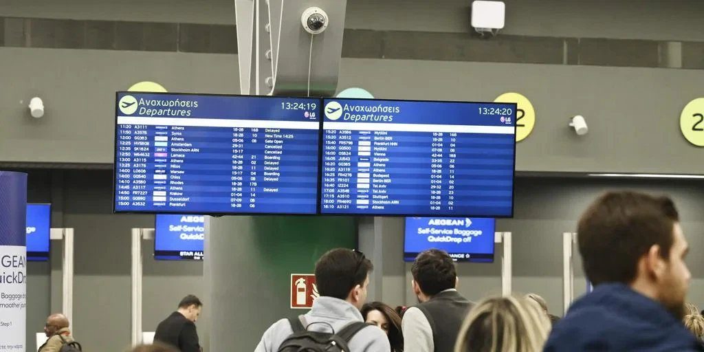 Un fallo de telecomunicaciones paraliza el espacio aéreo de Grecia