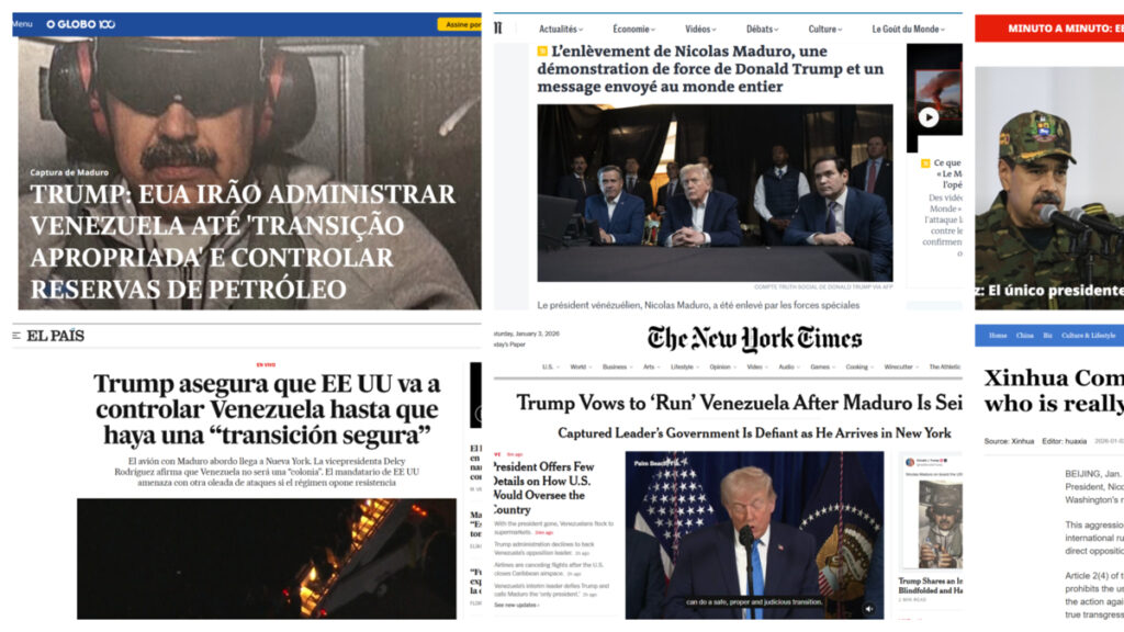 así cubren la noticia grandes medios de comunicación