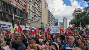 así fue la concentración chavista este #4Ene tras captura de Maduro