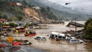 buscan sobrevivientes tras lluvias que dejaron al menos dos muertos