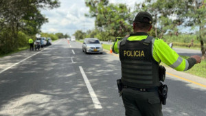 drones, radares y 150 agentes blindaron las vías del Valle del Cauca en el Puente de Reyes