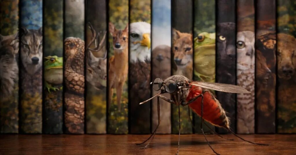 los mosquitos pueden almacenar bibliotecas de ADN