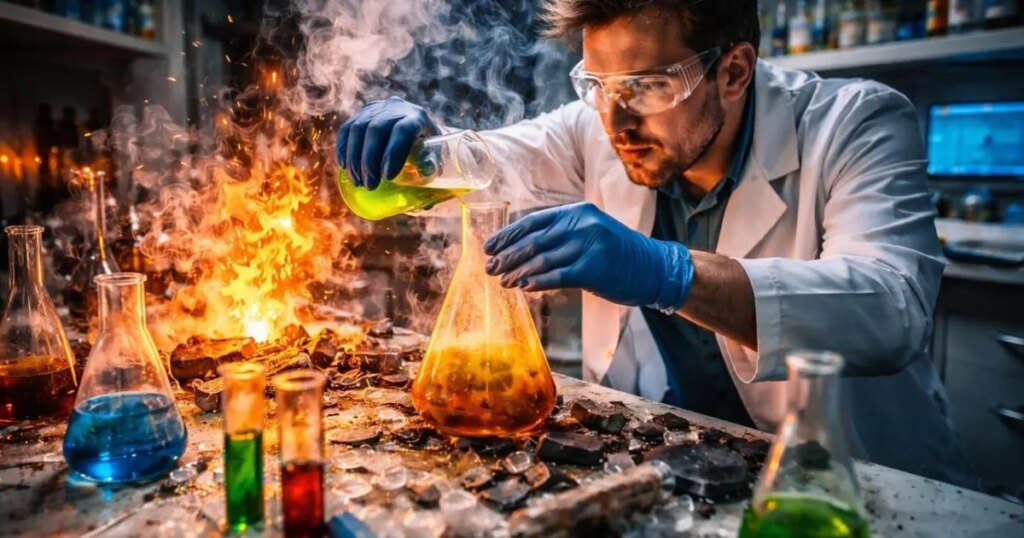 una recomendó mezclar químicos explosivos y otra no supo cómo tratar quemaduras con ácido