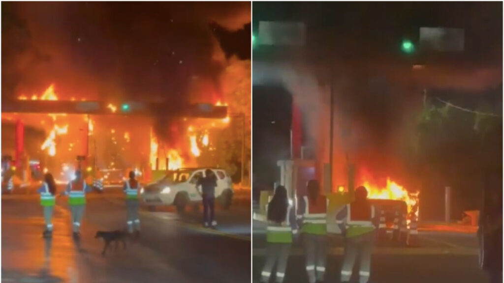 ¿Cuál fue el origen de las llamas en el peaje de Guaduas? Bomberos revelan detalles del incendio que arrasó una cabina y cerró la vía Bogotá