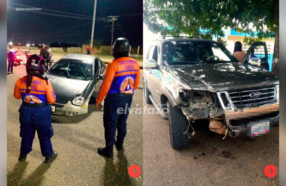 Accidentes de tránsito en Casco Viejo y Av. Jesús Subero dejan tres lesionados