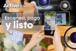 Activo Banco Universal lanza su servicio de Código QR para comercios